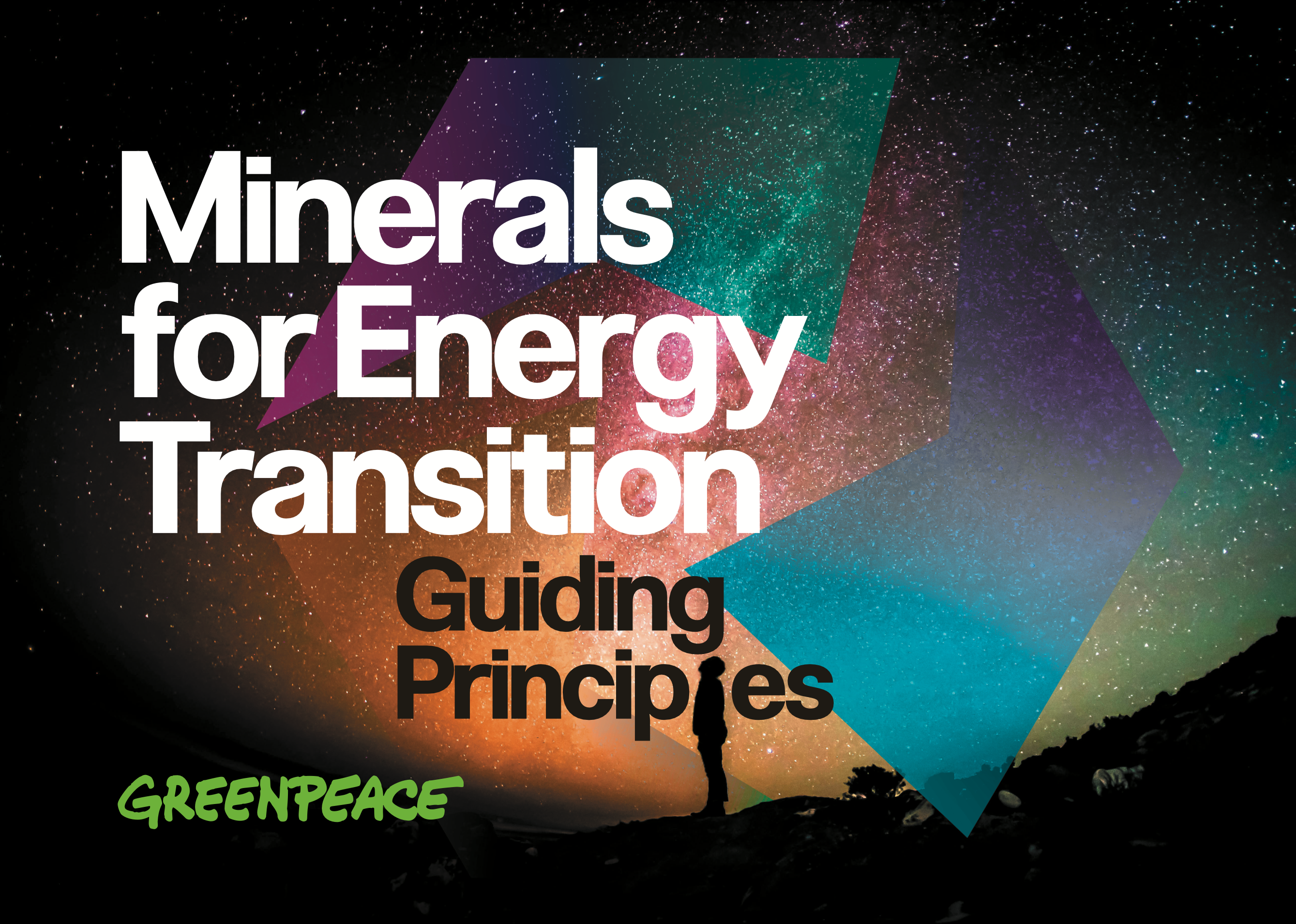 Publication cover that reads: Minerals for Energy Transition Guiding Principles