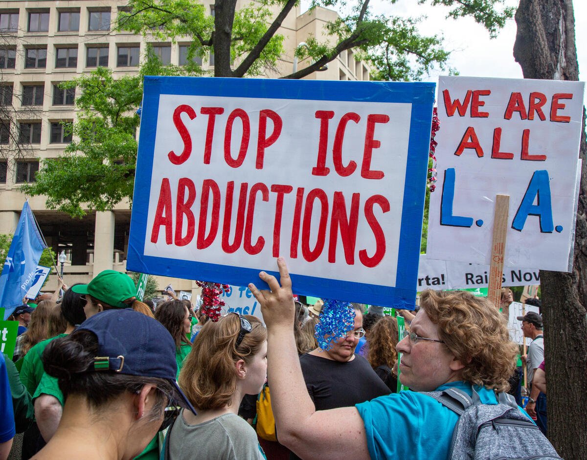 Anit-Ice Protests in Washington, D.C. © Tim Aubry / Greenpeace
